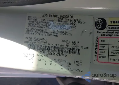 2012 Lincoln Mkz z USA, uszkodzony, nr VIN 3LNHL2GC6CR816006